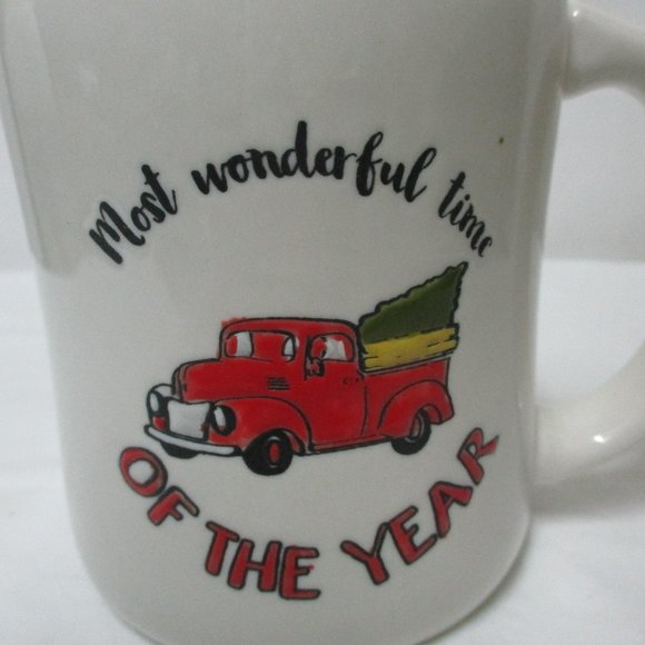 Dennis East Christmas Mug Cup Truck Tree - Picture 2 of 10